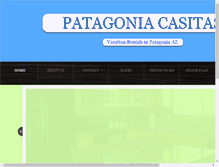 Tablet Screenshot of patagoniacasitas.com